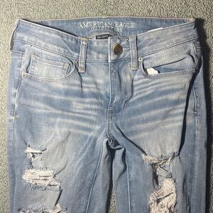 American Eagle Outfitters Light Blue Skinny Jeans